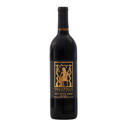 Bottle of 2019 Estate Grown Petite Sirah Wine