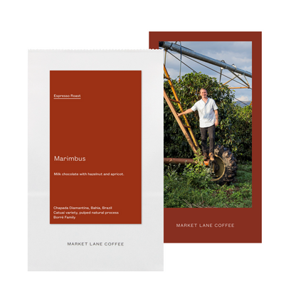 Noteworthy Selections Bag of Specialty Coffee, the Marimbus Espresso. Roasted in Australia, Whole Bean. 