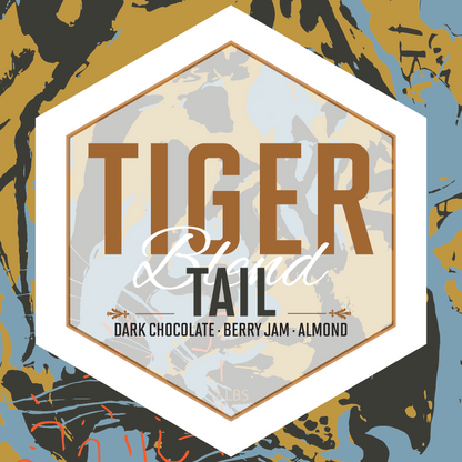 Noteworthy Selections Bag of Specialty Coffee Selection, Tiger Tail Coffee Blend. Medium Roast Coffee, Whole Bean in 5 lb. bags.